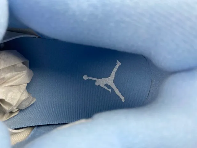 Air Jordan 4 White Powder Blue Basketball Shoes 7