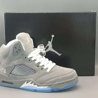 Air Jordan 5 ग्रे ब्लू बास्केटबॉल जूते