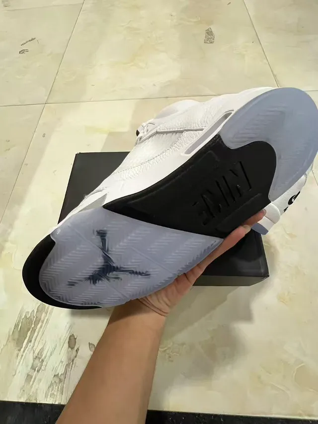 Air Jordan 5 सफ़ेद काला '23' बास्केटबॉल जूते 6