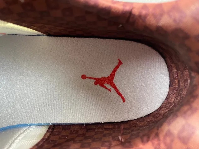 Tênis de basquete Air Jordan 5 branco grená verde 8