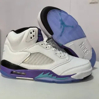 Air Jordan 5 白紫青篮球鞋