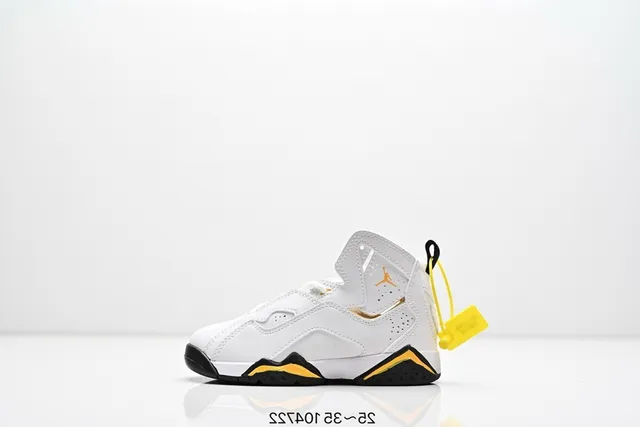 Air Jordan 7 Black Blue Neon Lime Basketball Shoes 3