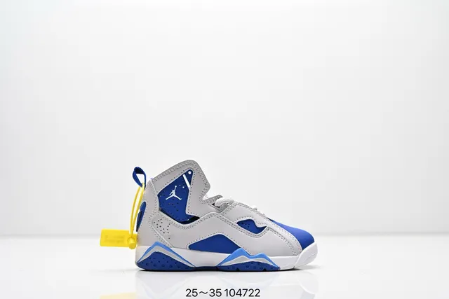 Air Jordan 7 Black Blue Neon Lime Basketball Shoes 17