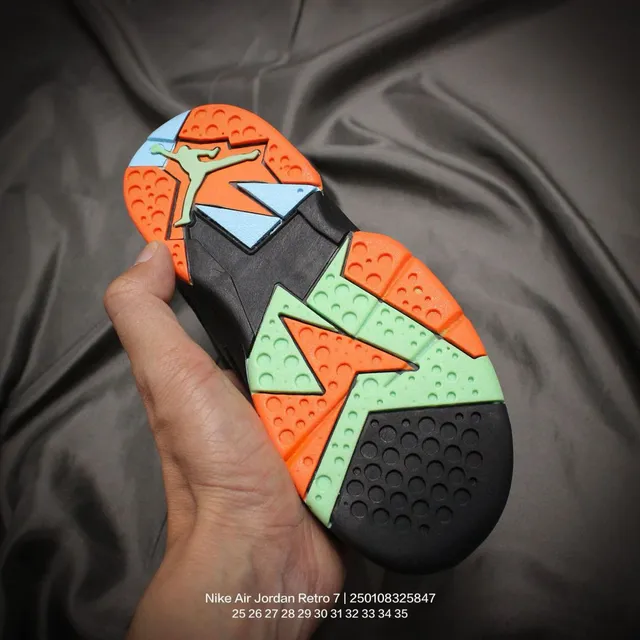 Air Jordan 7 सफेद लाल नीला बच्चों के बास्केटबॉल जूते 15