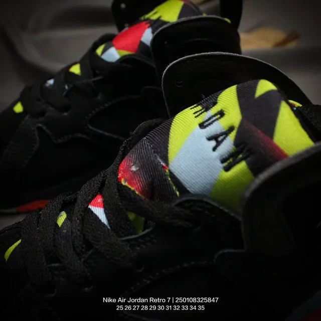 Air Jordan 7 सफेद लाल नीला बच्चों के बास्केटबॉल जूते 17