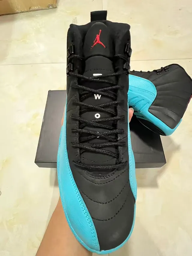 Air Jordan Black Blue High-Top Quilted Ankle Collar Basketball Shoes 3