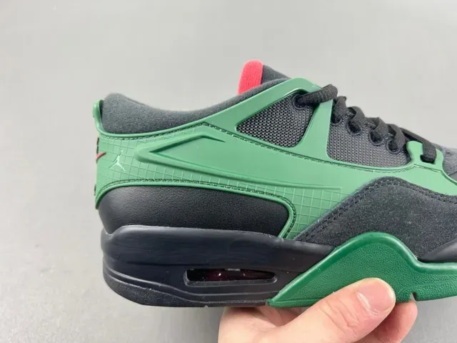 Air Jordan Chaussures Noir Vert Tige Stratifiée Unité Visible Lifestyle 2