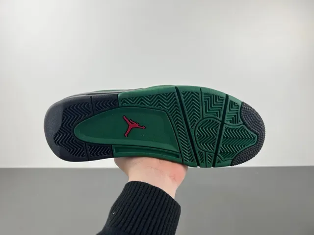 Air Jordan Chaussures Noir Vert Tige Stratifiée Unité Visible Lifestyle 9