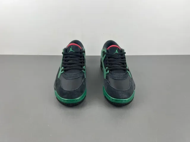 Air Jordan Chaussures Noir Vert Tige Stratifiée Unité Visible Lifestyle 11