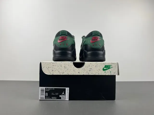 Air Jordan Chaussures Noir Vert Tige Stratifiée Unité Visible Lifestyle 17