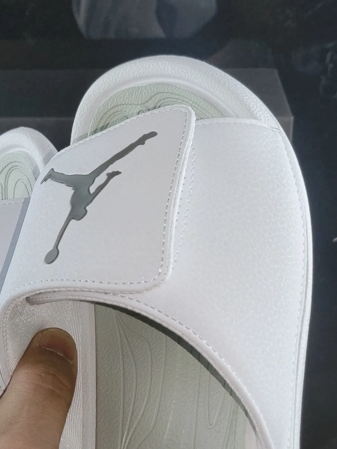 Air Jordan Hydro 1 White Mint Green Slippers 6