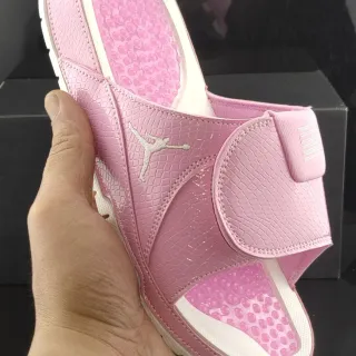 Air Jordan Slide Sandalia Rosa Croc-Embossed