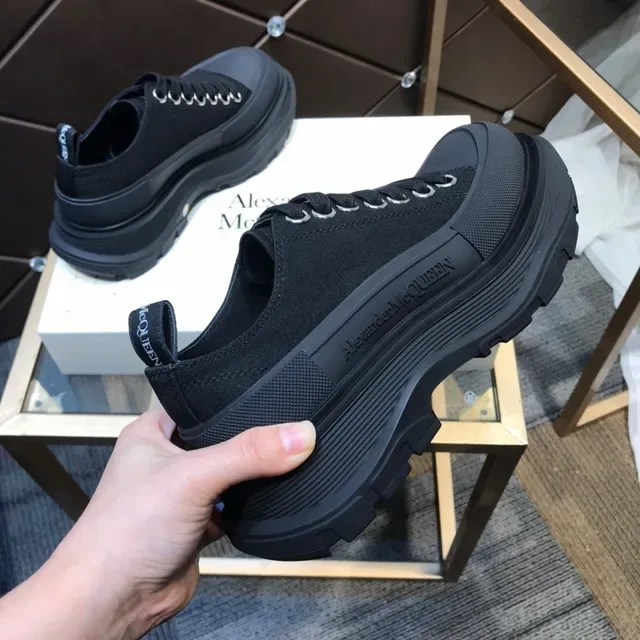Alexander McQueen Oversized Sneaker Black Lifestyle Sneakers 5
