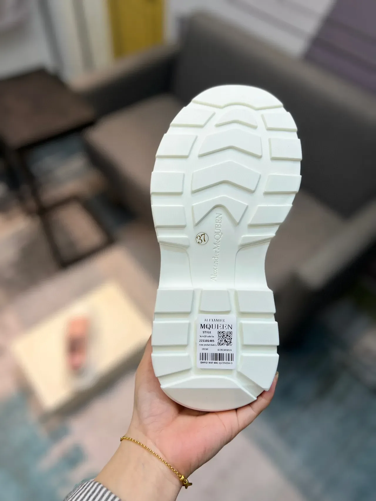 Alexander McQueen Oversized Sneaker Dusty Pink White 生活球鞋 8