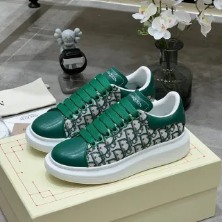 Alexander McQueen Oversized Sneaker Green Monogram Lifestyle Sneakers