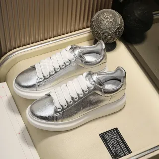 Alexander McQueen oversized sneaker 金属银色 生活方式 sneaker