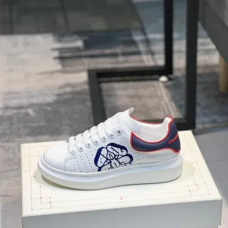 Alexander McQueen Oversized Sneaker White Navy Red Lifestyle Sneakers