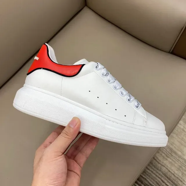 Alexander McQueen Oversized Sneaker White Red Black Lifestyle Sneakers 5