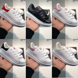 Alexander McQueen Oversized Sneaker White Red Platform Sole Perforated Toe Box Lifestyle Sneakers