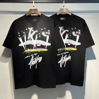 Amiri Hollywood Graphic Print Black T-Shirt