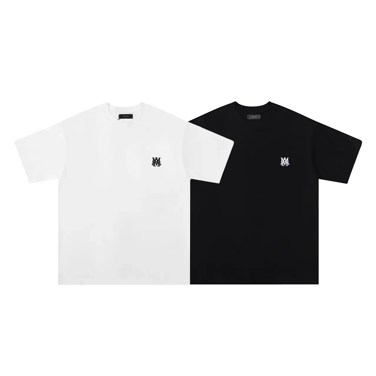 T-shirt col rond Amiri à logo brodé 6