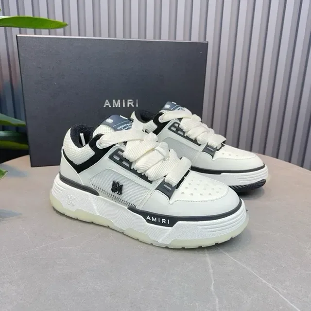 Amiri MA Court Off-White Black Accent sneakers lifestyle 5