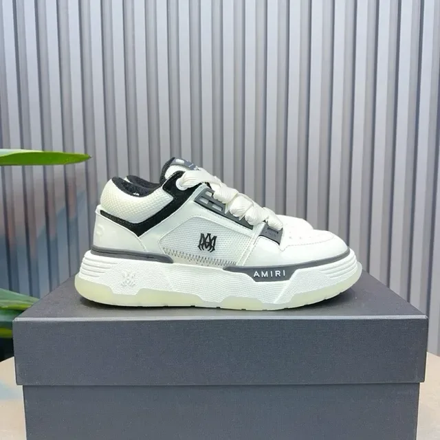 Amiri MA Court Off-White Black Accent sneakers lifestyle 7