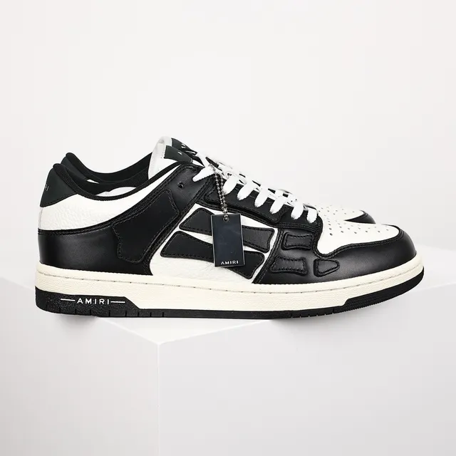Amiri Skel Top Black and White Lifestyle Sneakers 3
