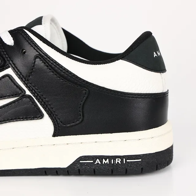 Amiri Skel Top Black and White Lifestyle Sneakers 4
