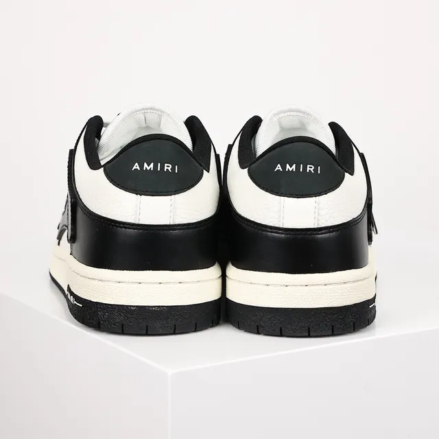 Amiri Skel Top Black and White Lifestyle Sneakers 8