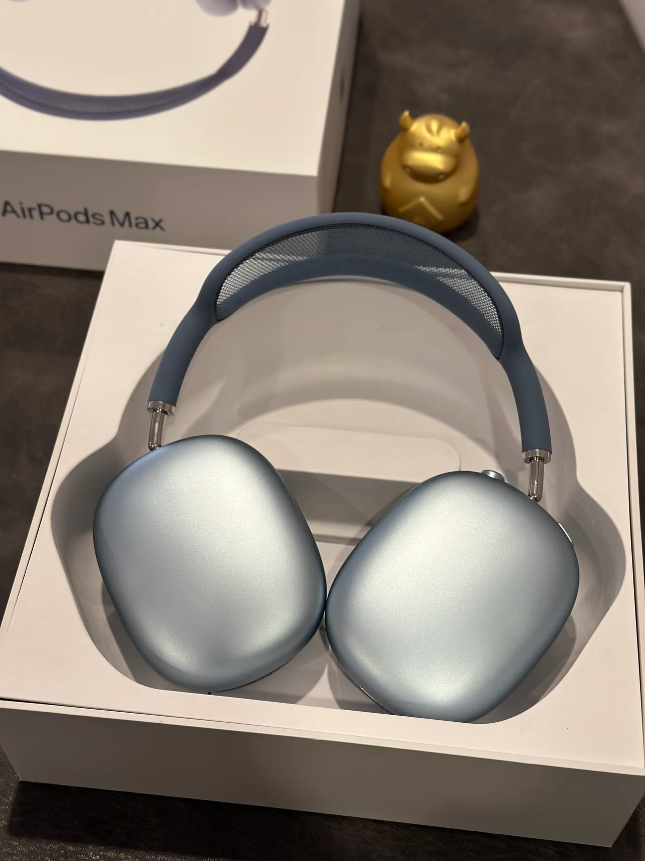 Apple AirPods Max سماعات فوق الأذن أزرق رمادي 3