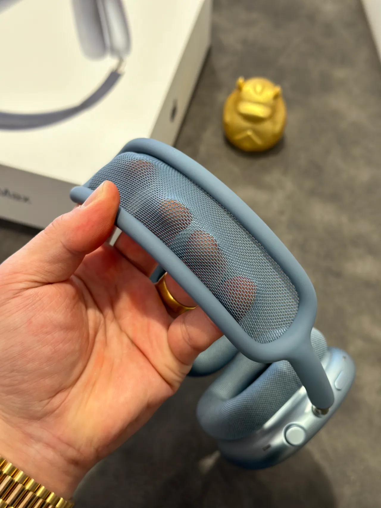 Apple AirPods Max سماعات فوق الأذن أزرق رمادي 9