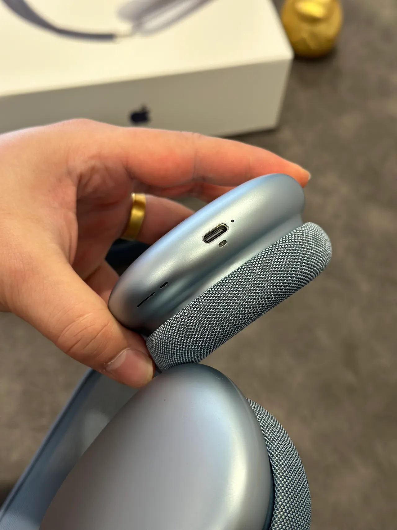 Apple AirPods Max سماعات فوق الأذن أزرق رمادي 10