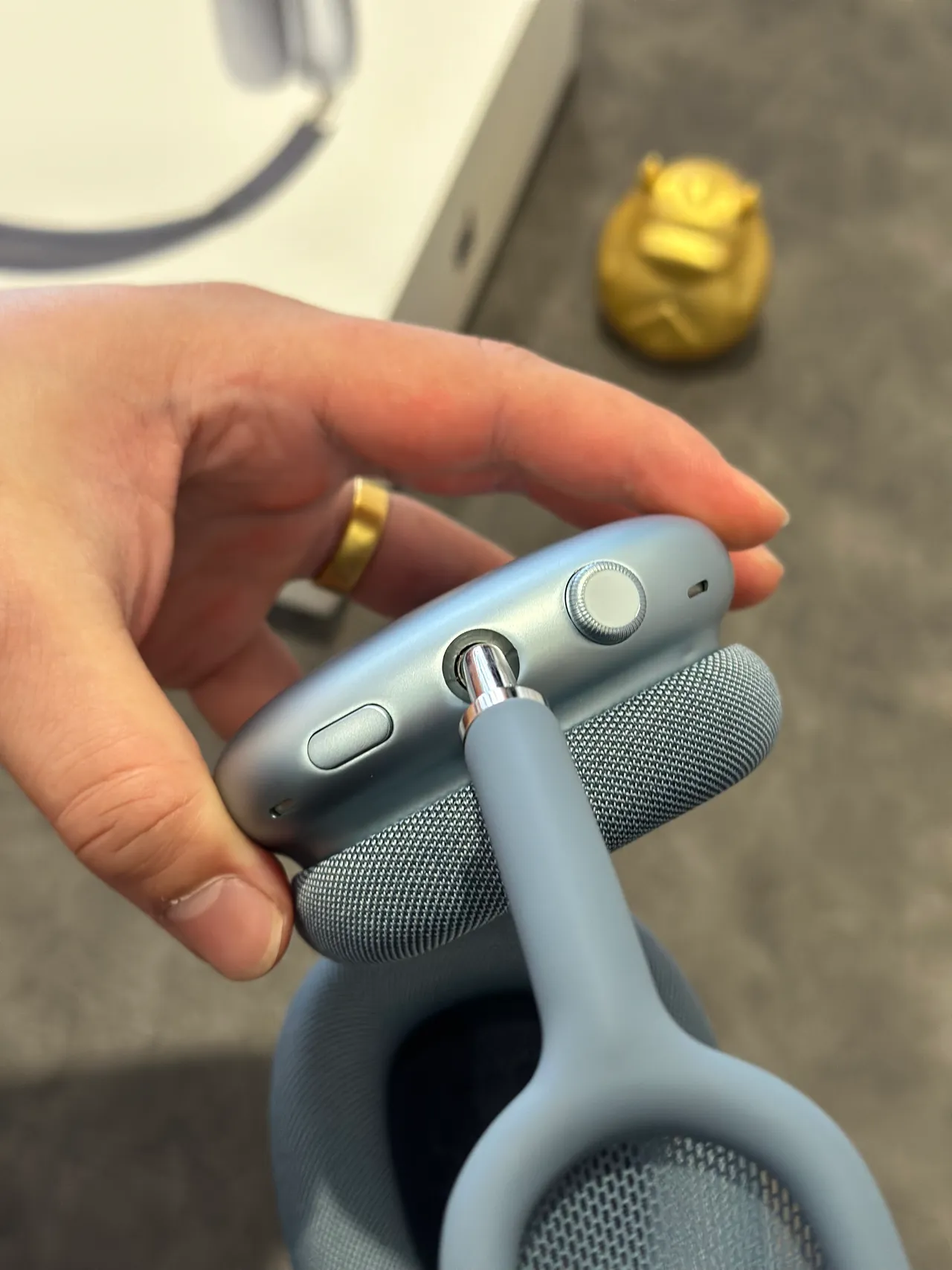Apple AirPods Max سماعات فوق الأذن أزرق رمادي 12