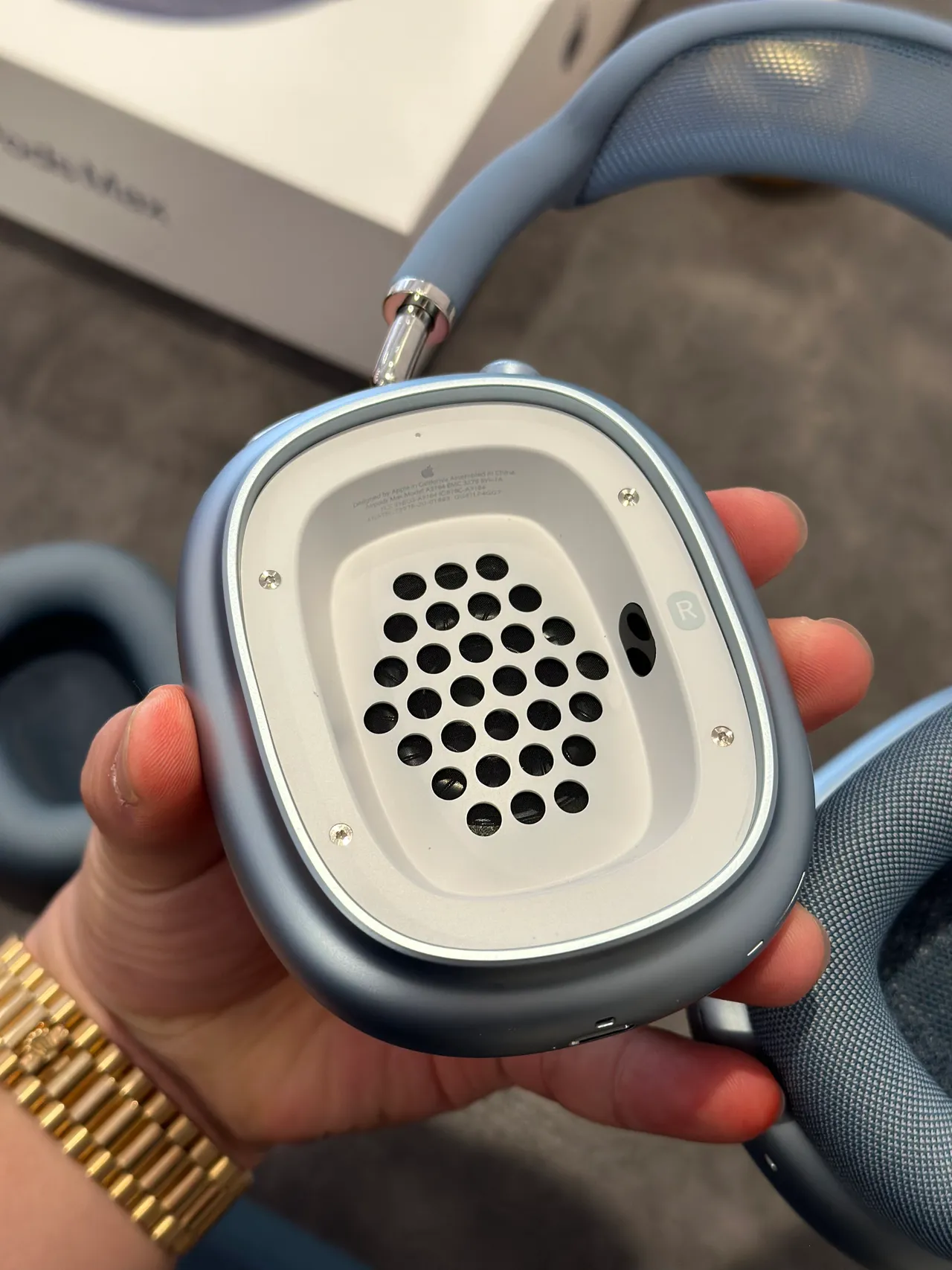 Apple AirPods Max سماعات فوق الأذن أزرق رمادي 14