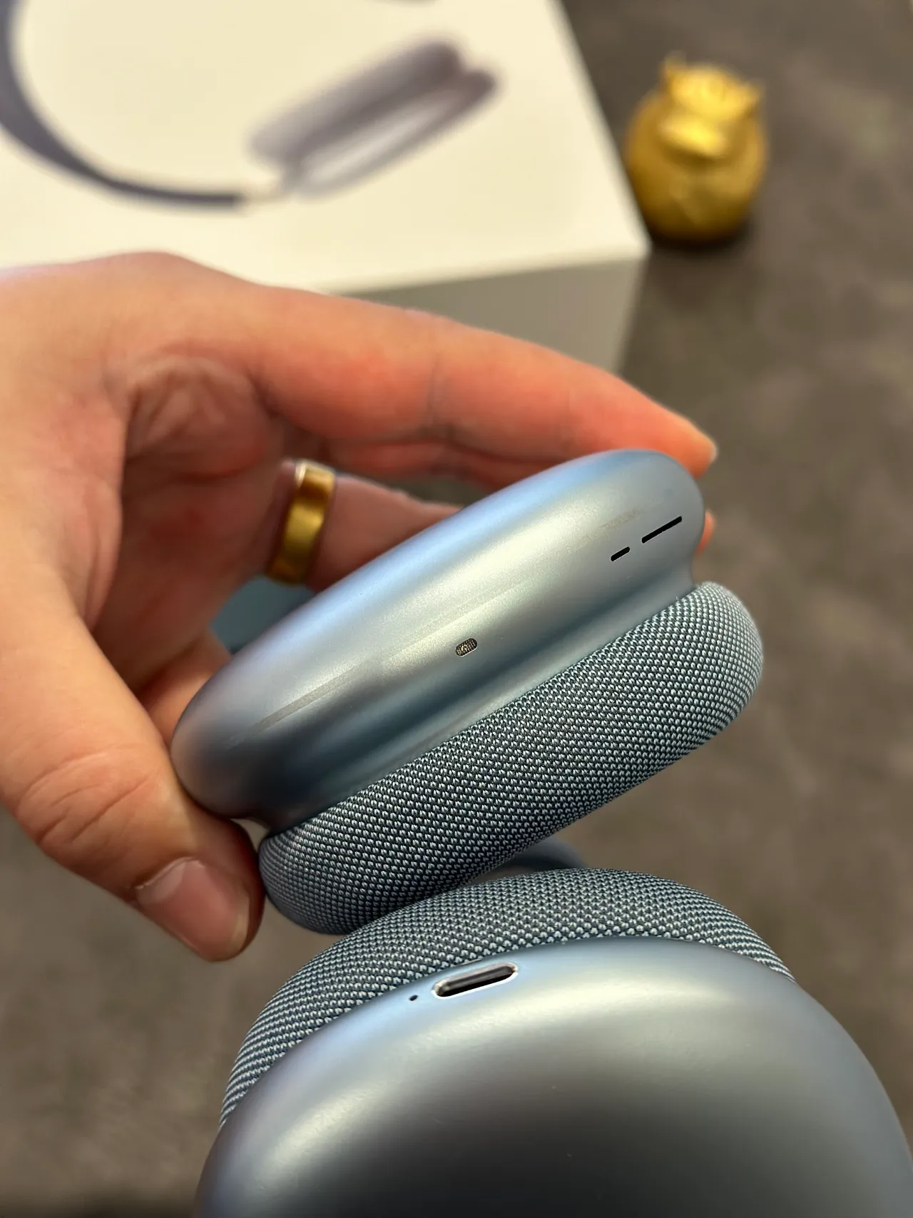 Apple AirPods Max سماعات فوق الأذن أزرق رمادي 15