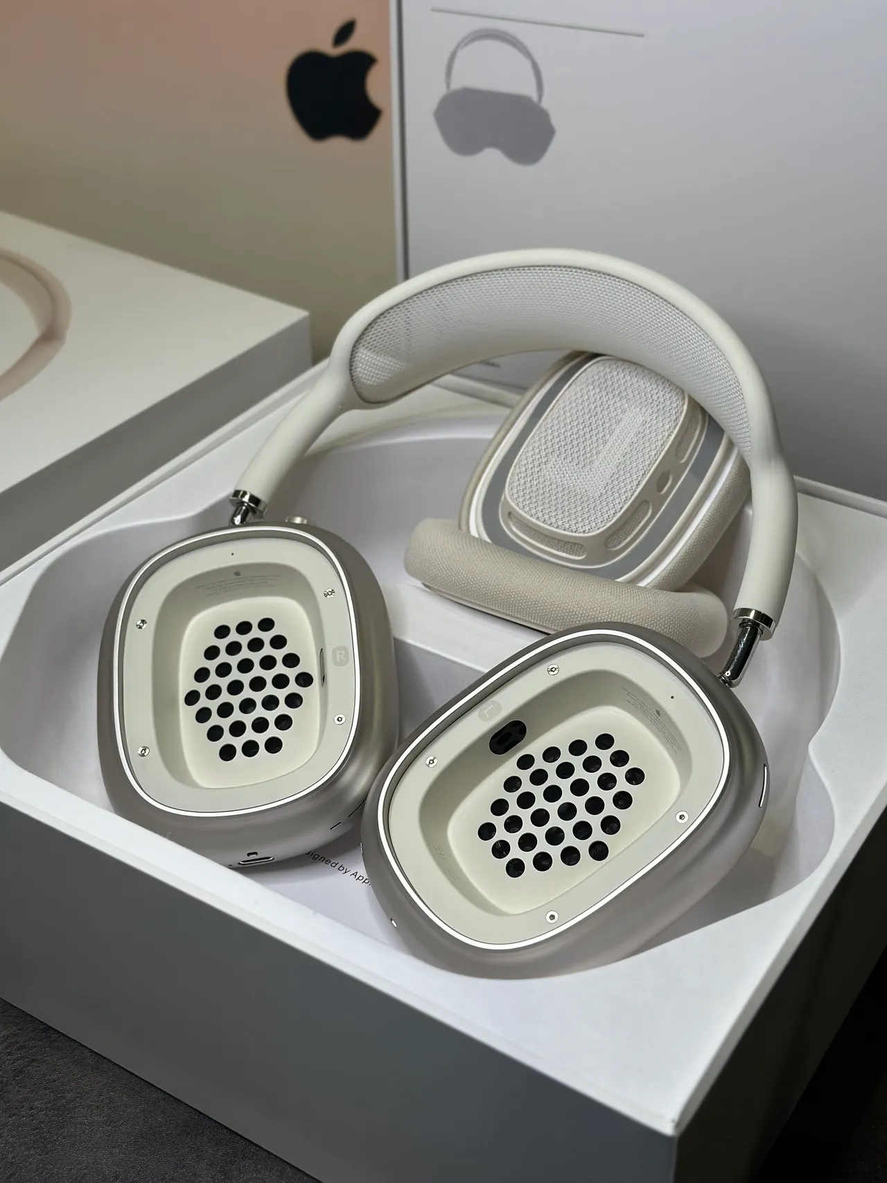 Apple AirPods Max সাদা ওভার-ইয়ার হেডফোন 9
