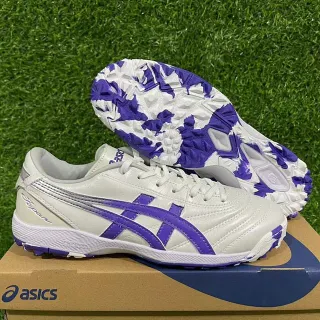 ASICS Arthur's TF Branco Roxo Relvado Tênis de Futebol