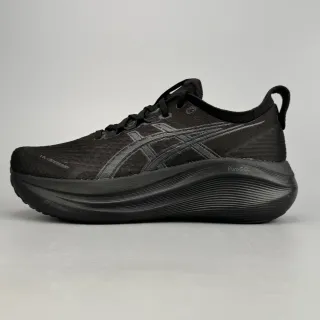 ASICS 黑色 单色工程网面鞋面跑鞋