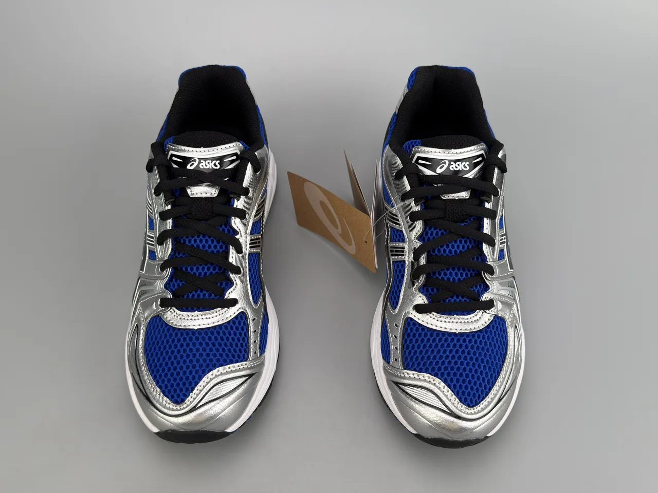 ASICS Gel-Kayano Silver and Royal Blue أحذية الجري 9