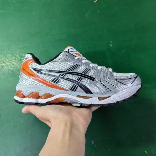 ASICS Gel-Kayano أحذية جري فضي برتقالي أسود