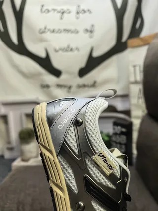 ASICS Gel-NYC Silver Black Beige Running Shoes 3
