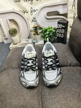 ASICS Gel-NYC Silver Black Beige Running Shoes 10