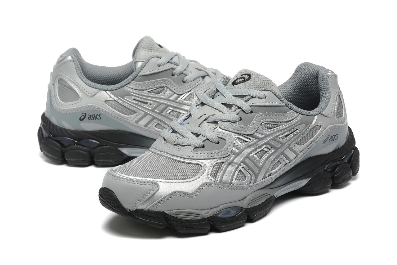 ASICS GT-2160 Metallic Silver Black Running Shoes 2