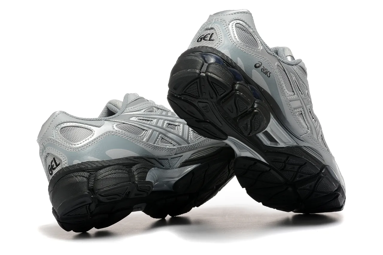 ASICS GT-2160 Metallic Silver Black Running Shoes 4