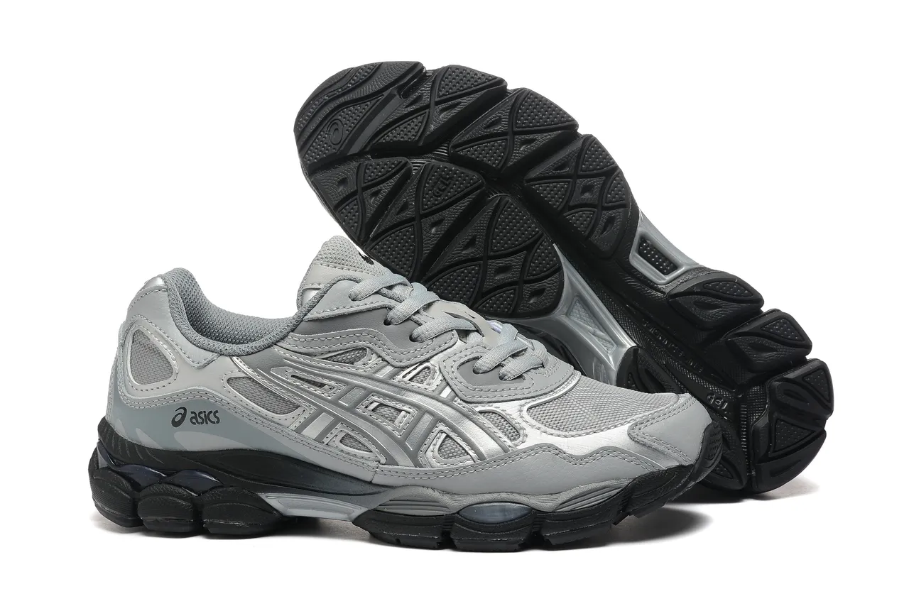 ASICS GT-2160 Metallic Silver Black Running Shoes 5