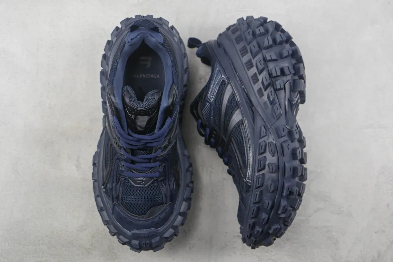 ASICS Azul Marino Chunky Silhouette Rugged Lugged Outsole Zapatillas Lifestyle 3