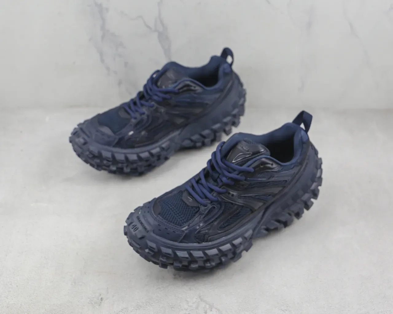 ASICS Azul Marino Chunky Silhouette Rugged Lugged Outsole Zapatillas Lifestyle 4