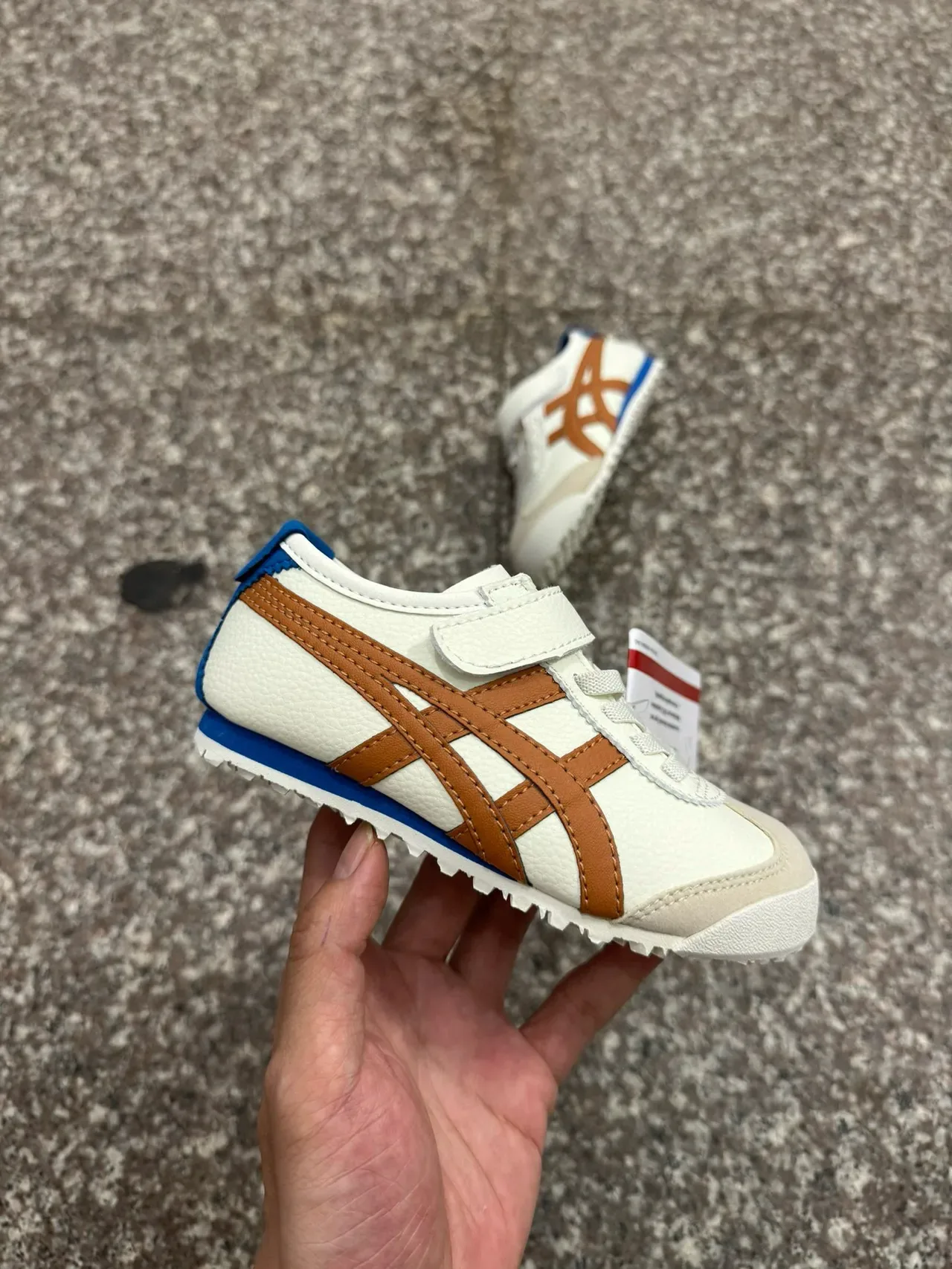 ASICS Onitsuka Tiger Mexico 66 White Navy Red Lifestyle Sneakers 12