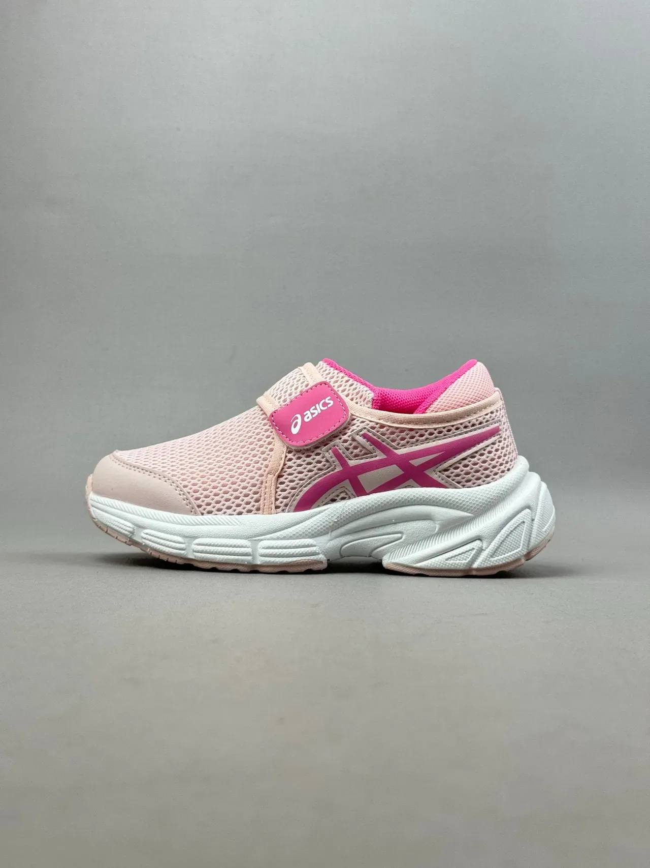 ASICS Sneakers lifestyle avec empeigne maille rose rouge fermeture à Velcro 8